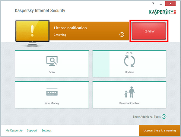 Подключитесь к my kaspersky как убрать